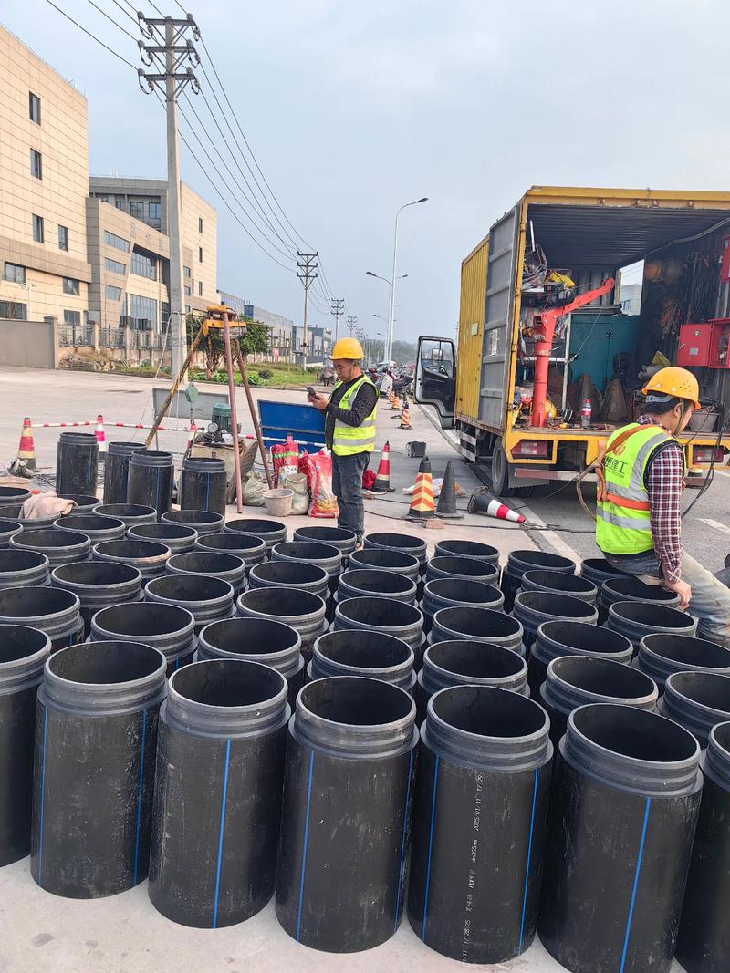 海头镇管道短管置换